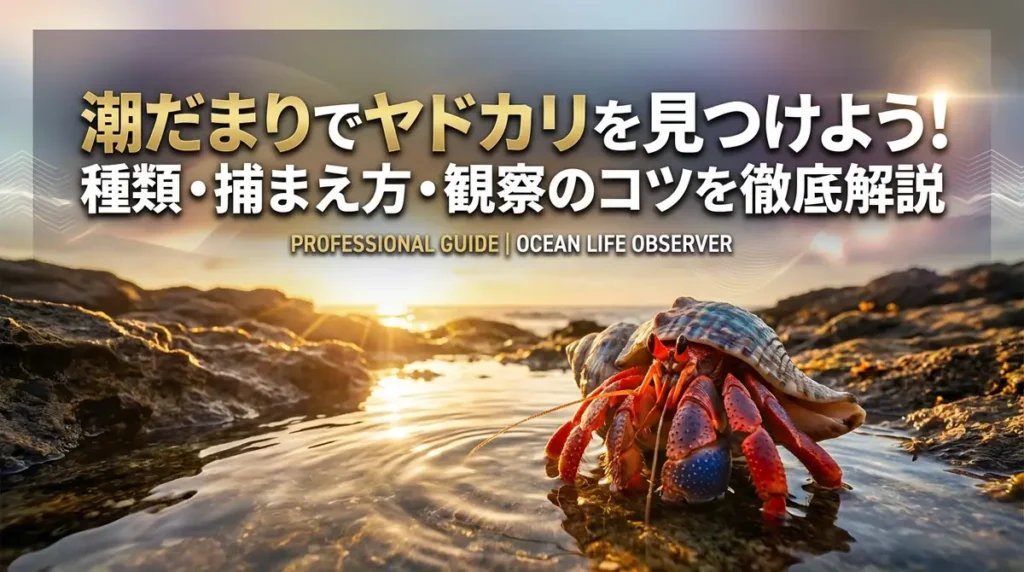 潮だまりでヤドカリを見つけよう！種類・捕まえ方・観察のコツを徹底解説