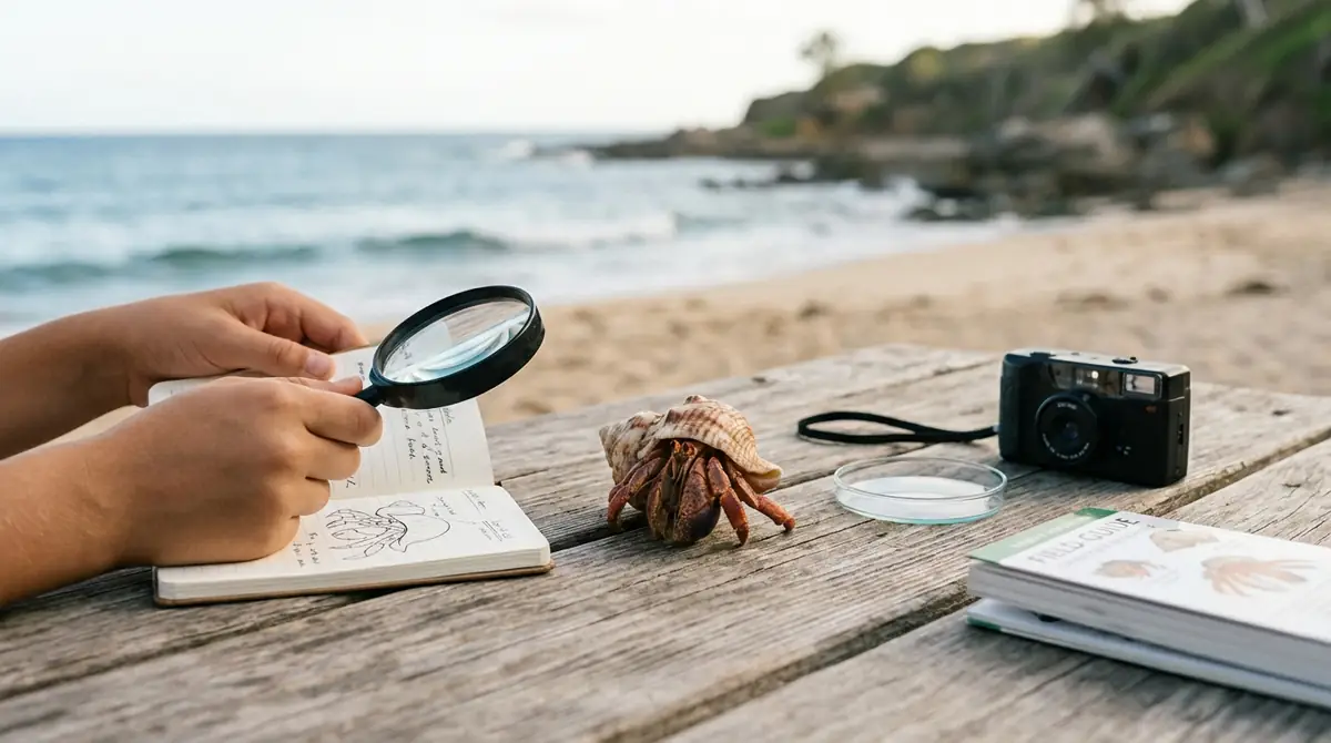 自由研究にヤドカリ観察を活用する方法