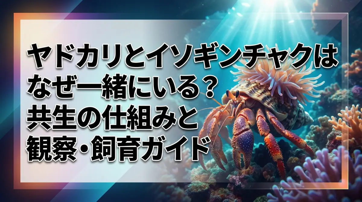 ヤドカリとイソギンチャクはなぜ一緒にいる？共生の仕組みと観察・飼育ガイド
