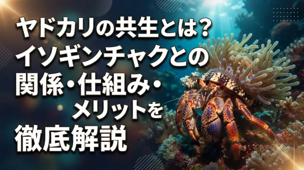 ヤドカリの共生とは？イソギンチャクとの関係・仕組み・メリットを徹底解説