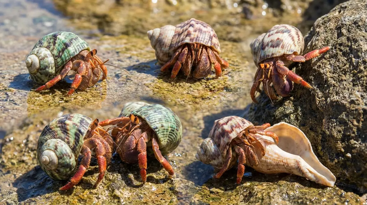 ヤドカリの性格を形作る5つの行動特性