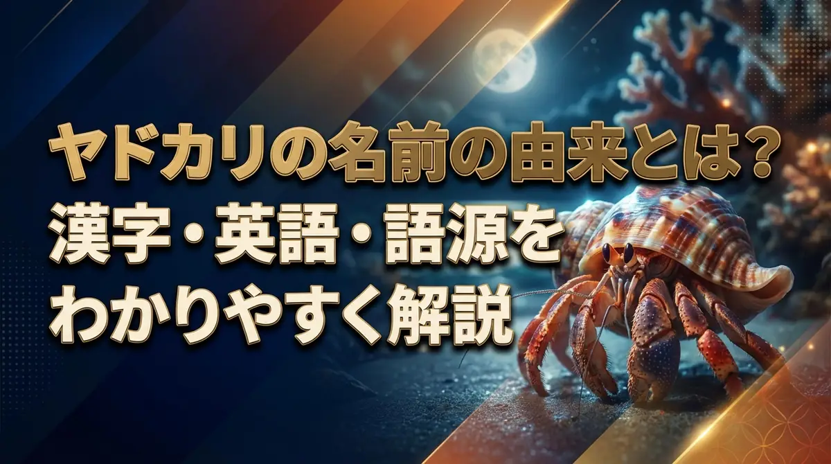ヤドカリの名前の由来とは？漢字・英語・語源をわかりやすく解説