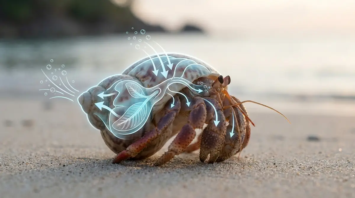 ヤドカリの呼吸の仕組みを図解でわかりやすく解説