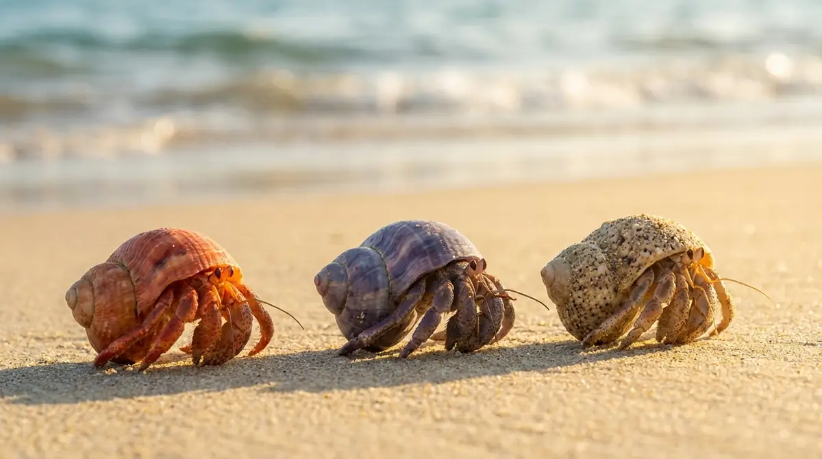 ヤドカリの色が違う3つの理由