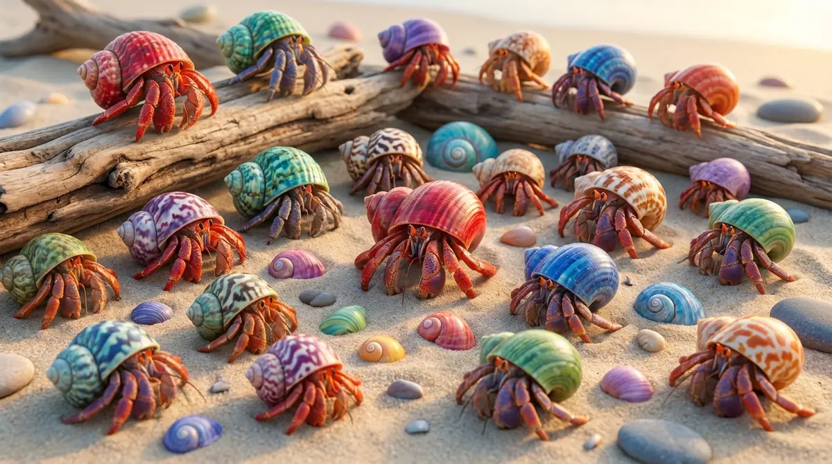 ヤドカリの色に関するよくある質問