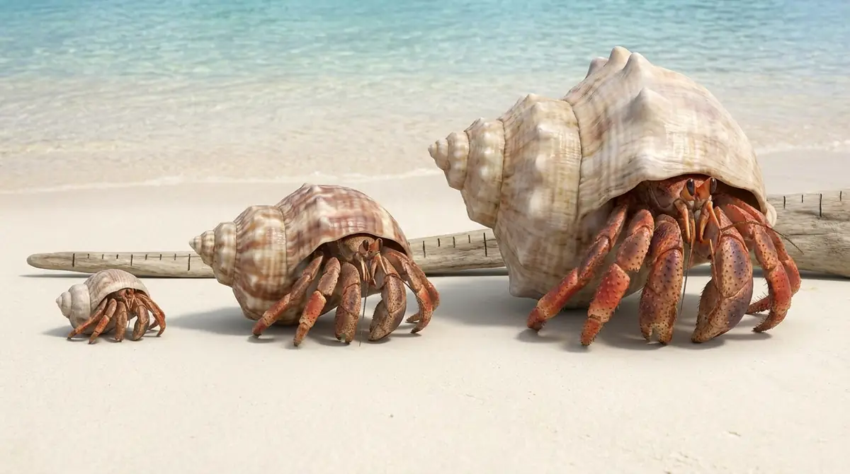 【種類別】ヤドカリの成長速度を徹底比較