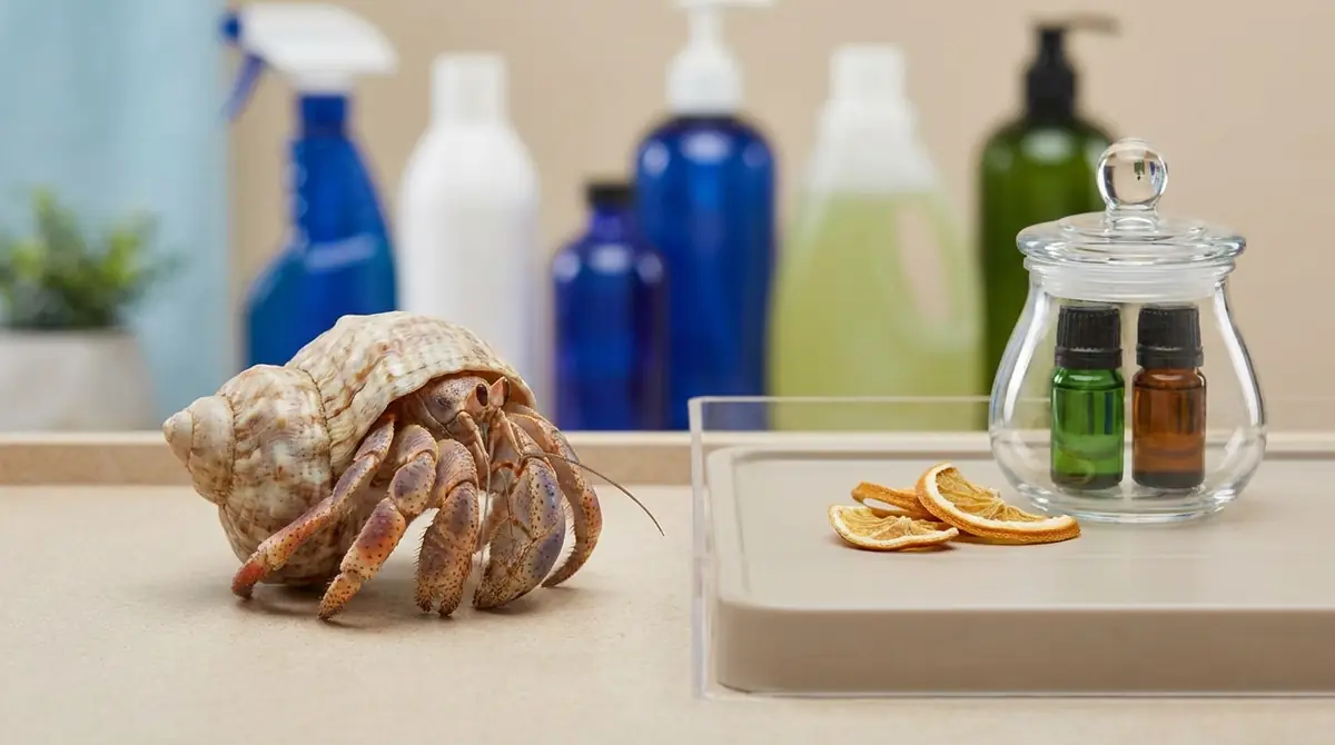 ヤドカリの嗅覚にストレスを与える匂い・避けるべき物質