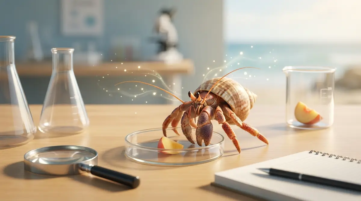 【自由研究にも】ヤドカリの嗅覚を確かめる観察実験