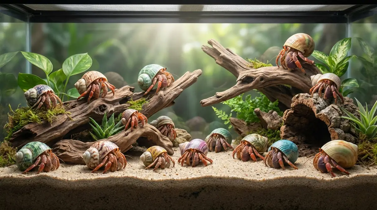 ヤドカリを群れで飼育するときの基本ルール