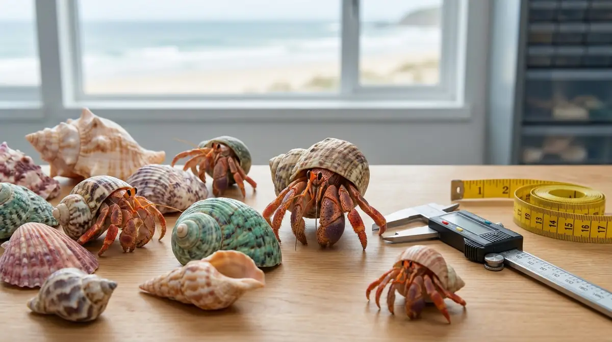 ヤドカリに合う貝殻の選び方とサイズの測り方