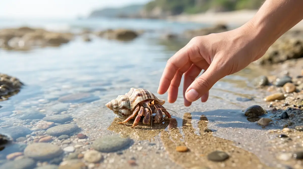 【結論】ヤドカリの毒の有無と触っても大丈夫かを解説