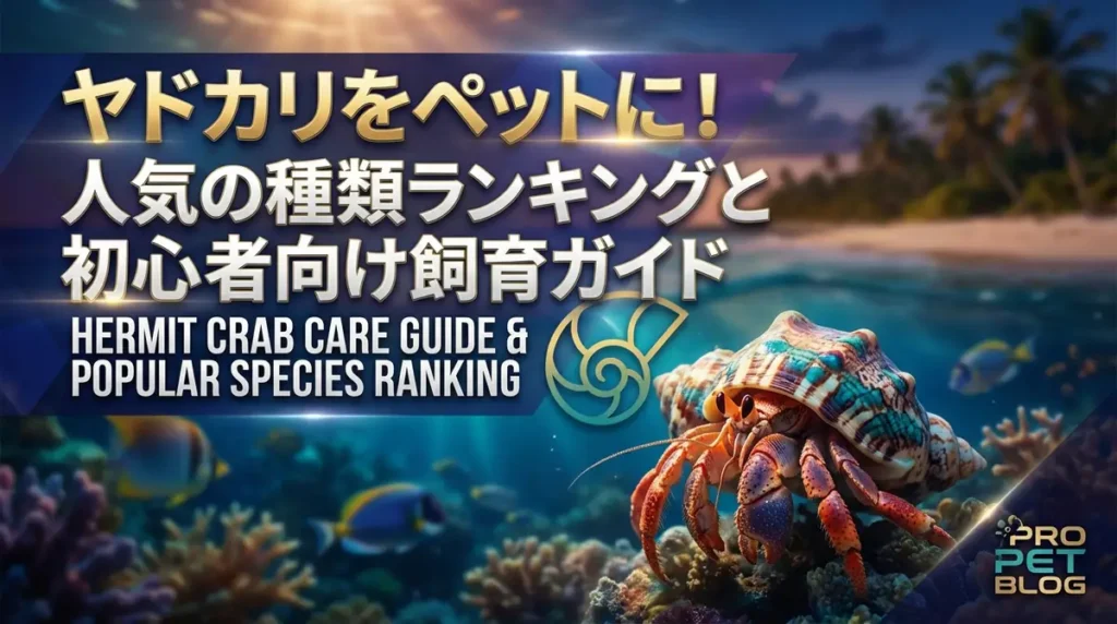 ヤドカリをペットに！人気の種類ランキングと初心者向け飼育ガイド
