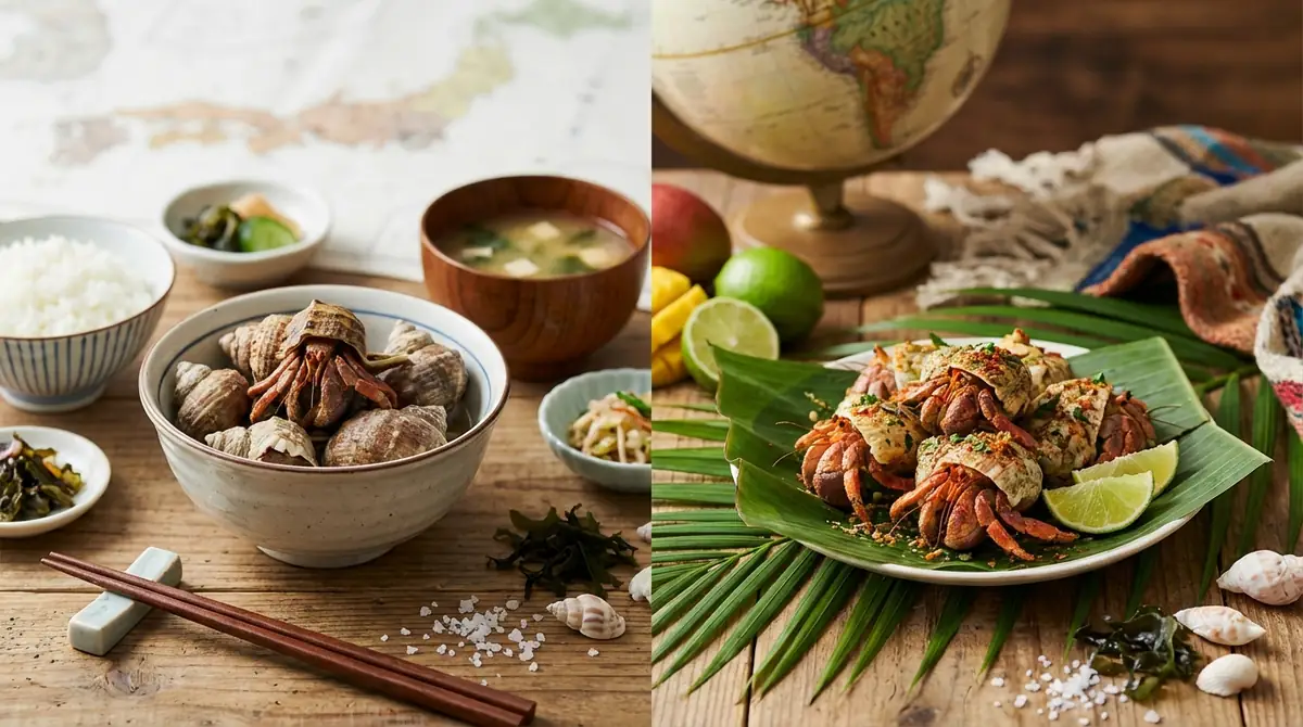 日本と世界のヤドカリ食文化