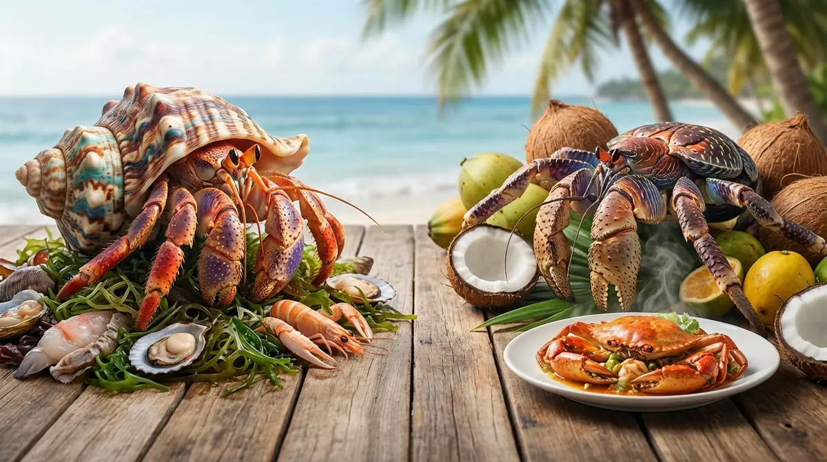 ヤドカリとヤシガニの違い｜どちらが美味しい？