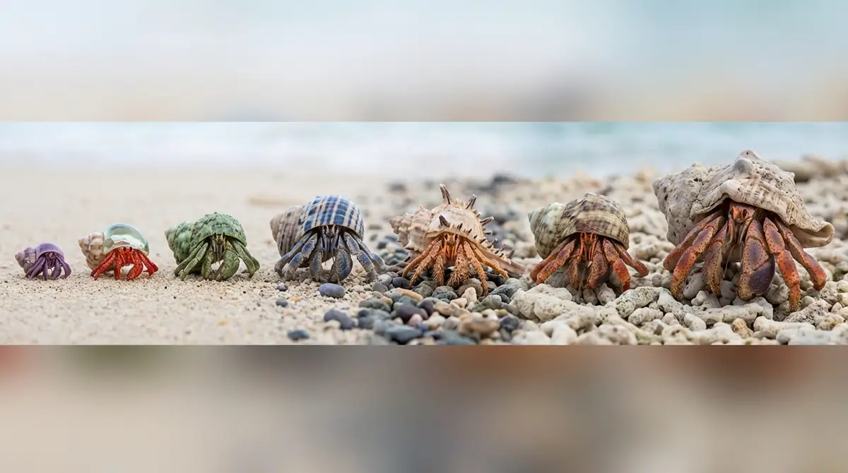 ヤドカリ8種類を徹底比較|難易度・寿命・価格・サイズ一覧表