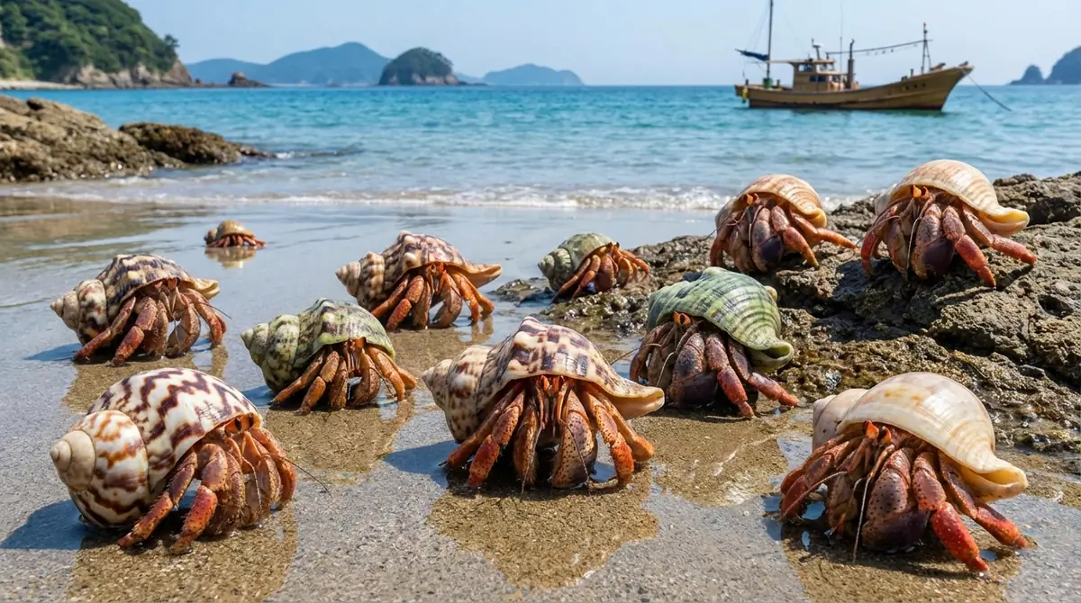 日本で確認されている外来ヤドカリの種類一覧