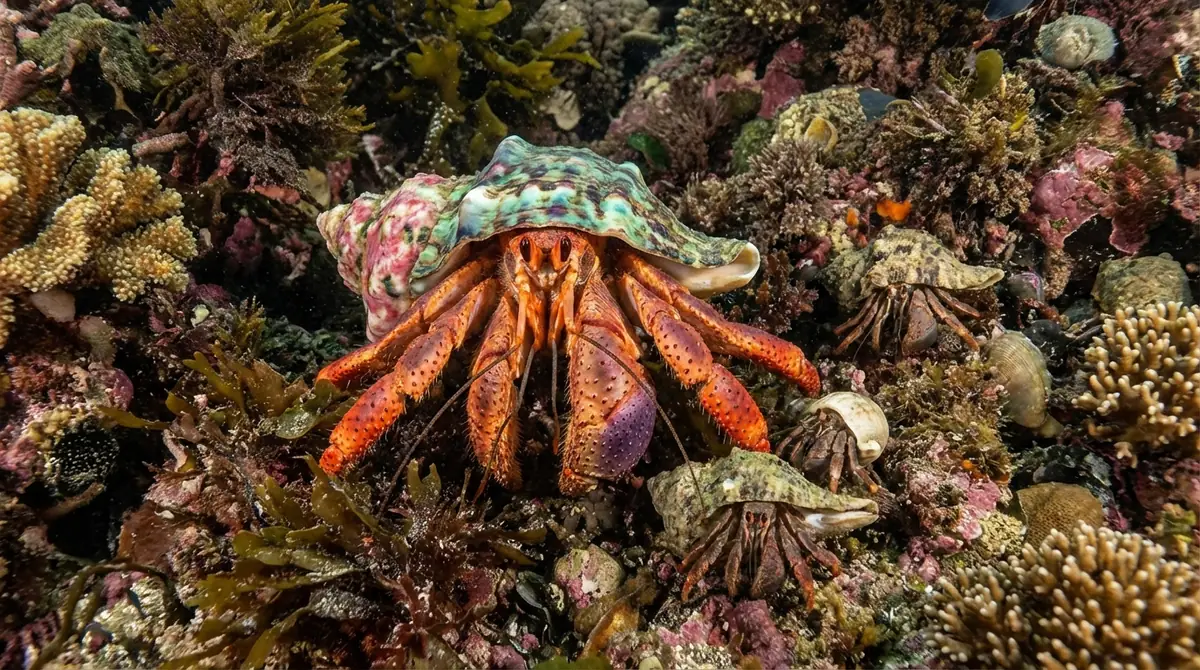 外来ヤドカリが生態系に与える影響