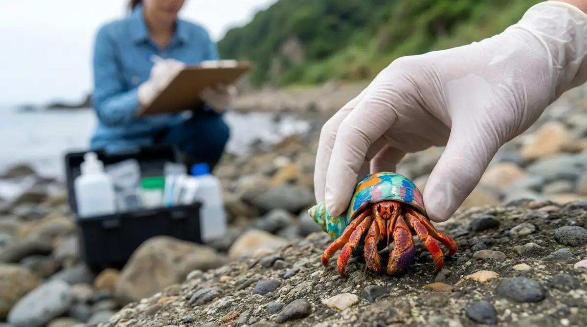 外来ヤドカリを見つけたらどうする？具体的な対応手順