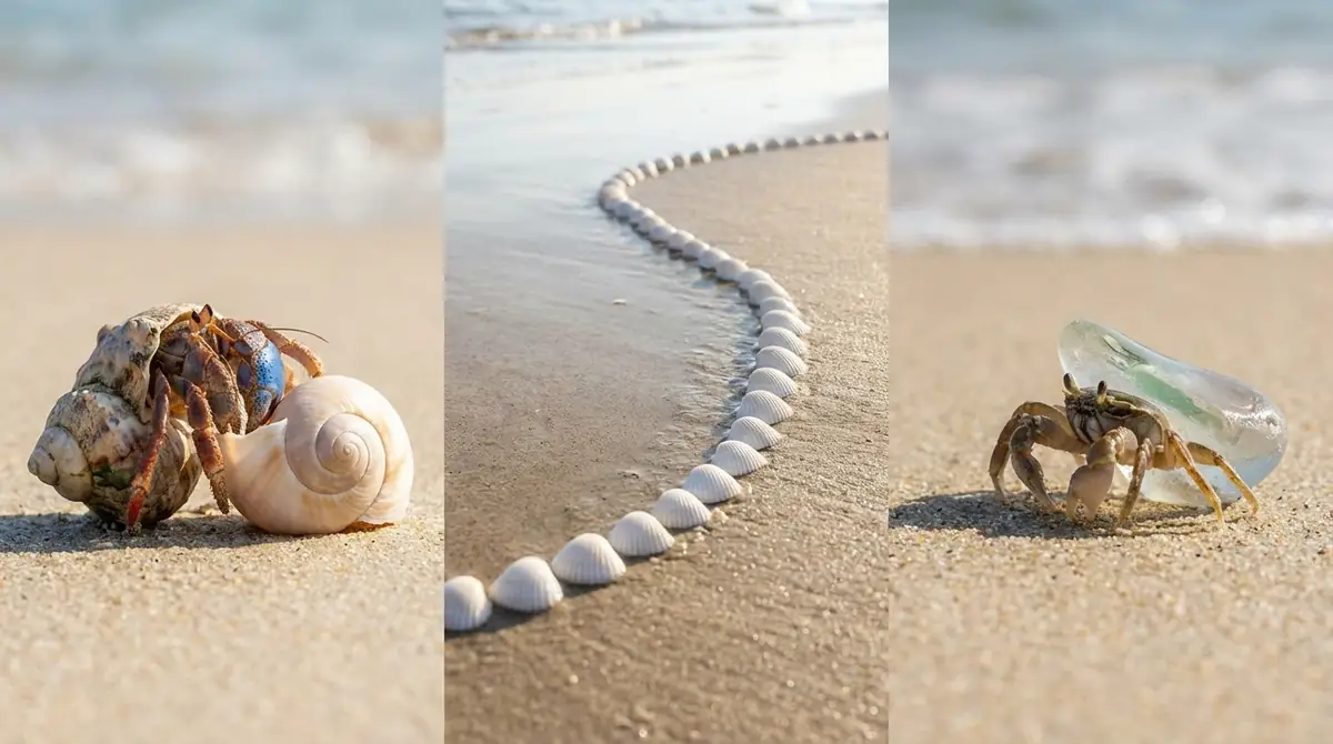 貝殻にまつわる面白い生態｜引っ越し・行列・代用品
