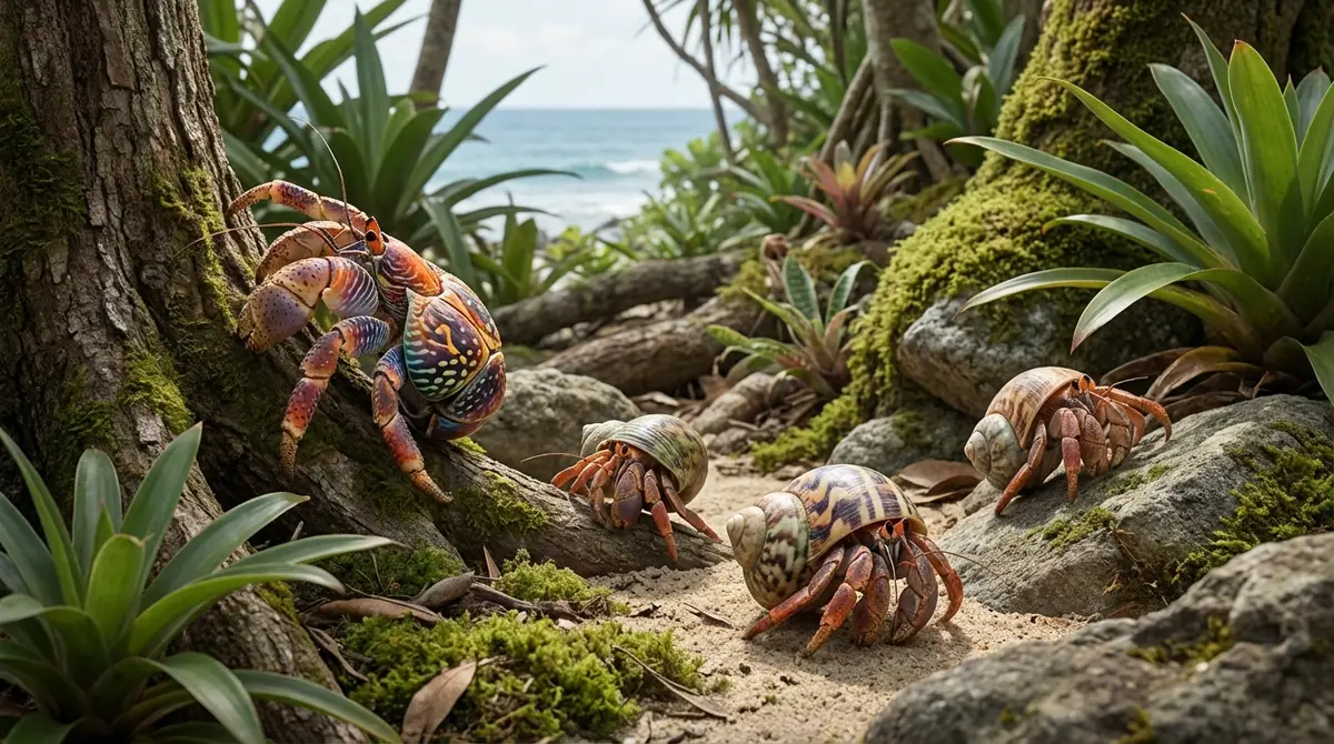 陸で暮らすオカヤドカリの面白い生態