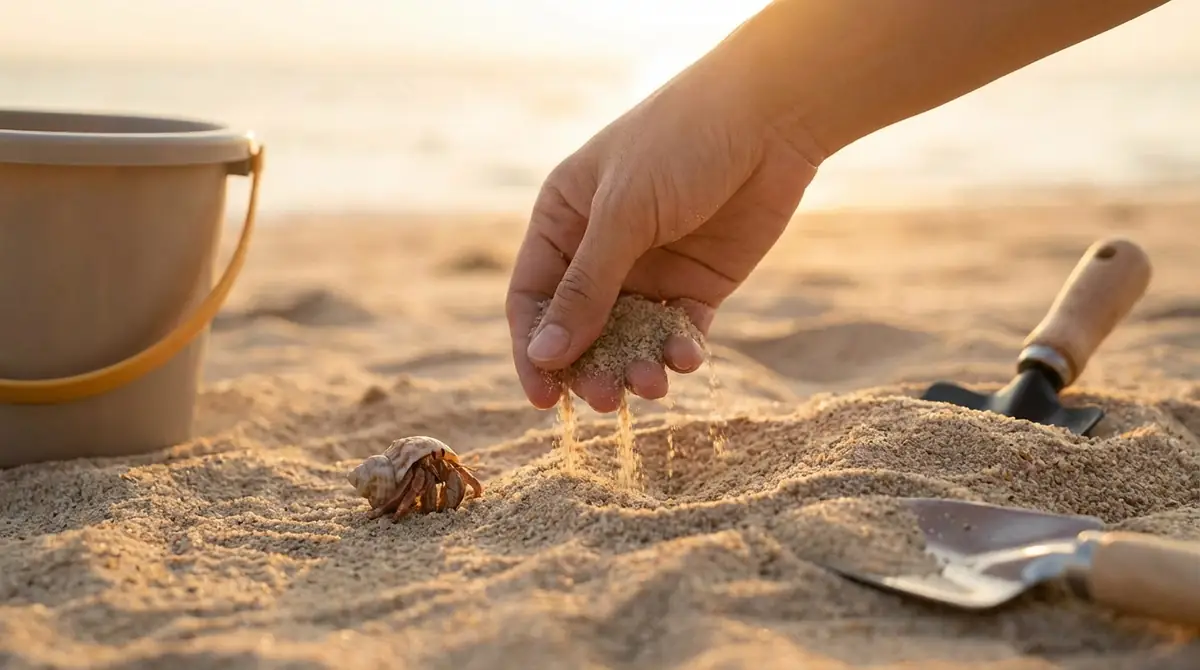 砂浜でヤドカリを探す方法｜5ステップ実践ガイド