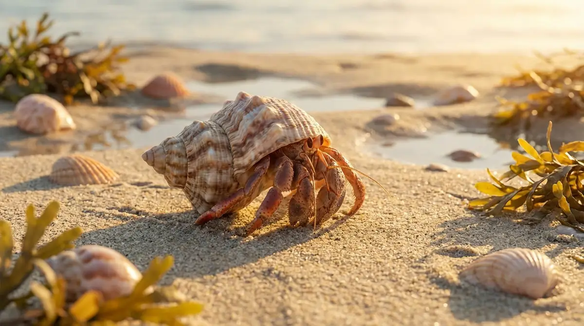ヤドカリはなぜ貝殻を背負う？砂浜での生態を解説