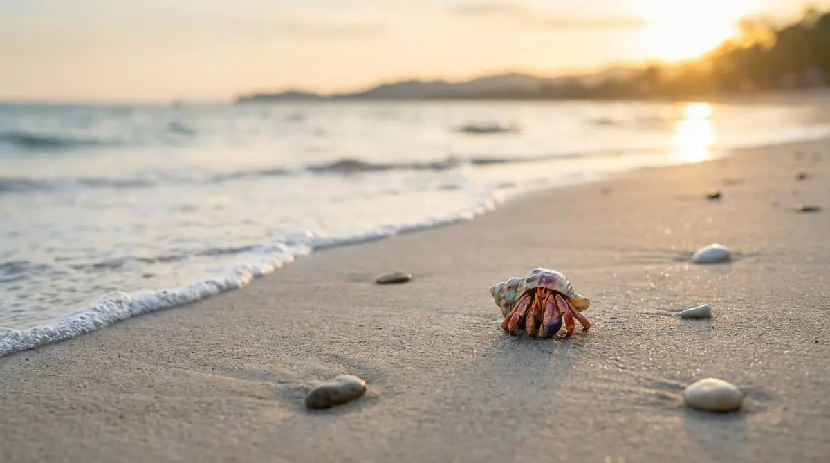 砂浜で採集したヤドカリは飼える？飼育の可否と注意点