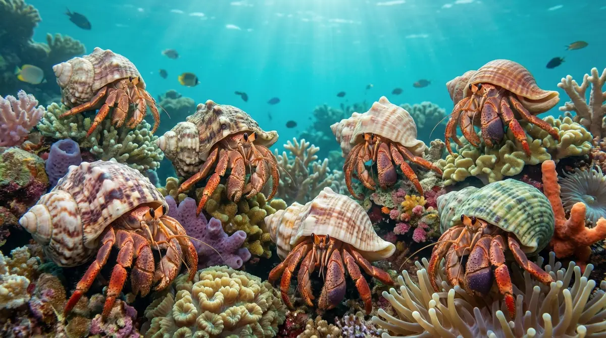 サンゴ礁に暮らすヤドカリ図鑑｜7種の特徴と見分け方