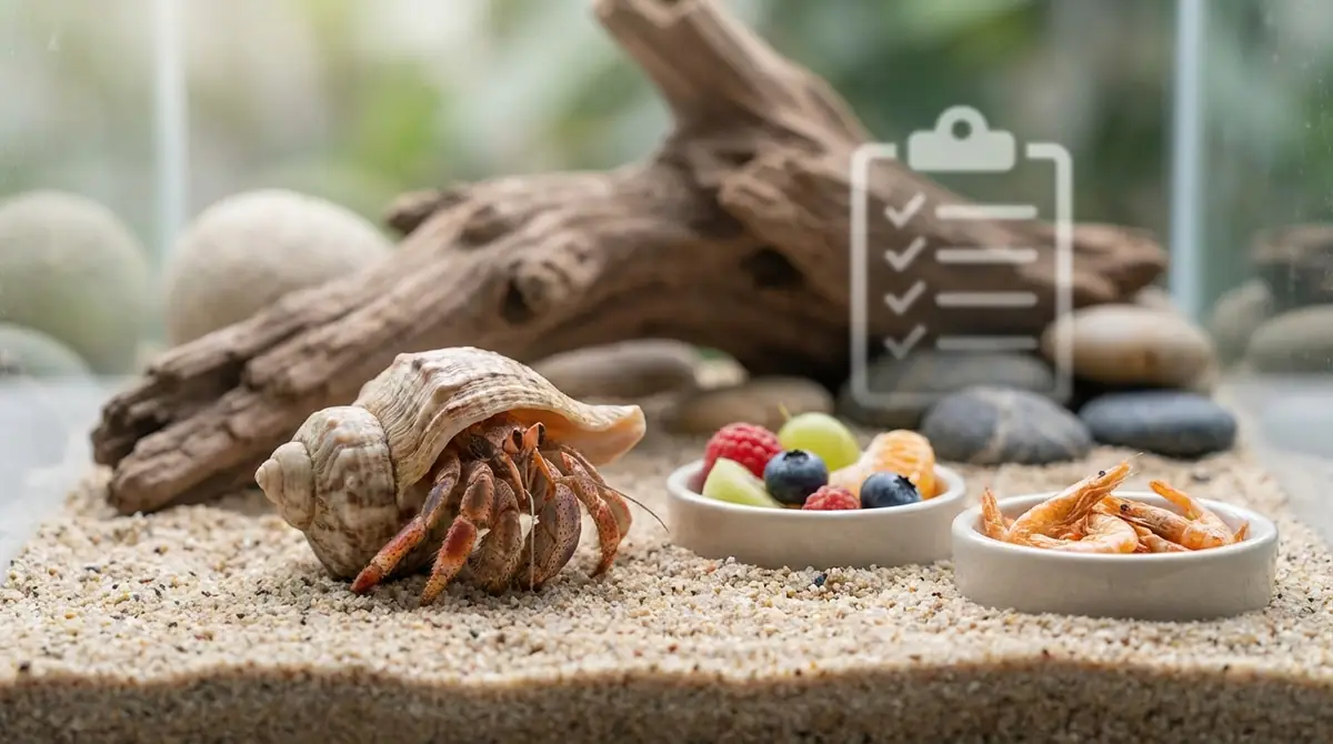 ヤドカリが餌を食べない7つの原因【チェックリスト付き】