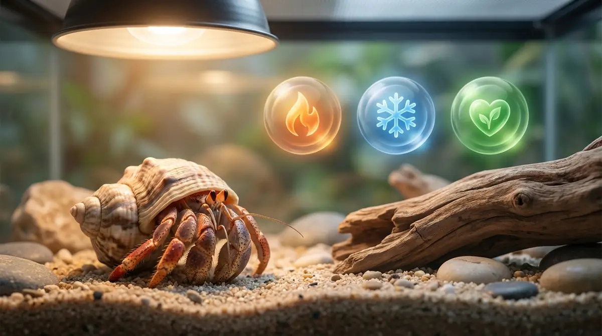 ヤドカリに温度管理が必要な3つの理由