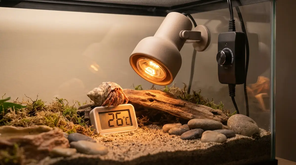 ヤドカリの温度管理に必要な器具と選び方