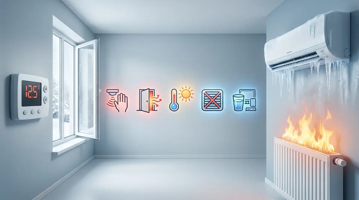 やってはいけない温度管理のNG行動5選