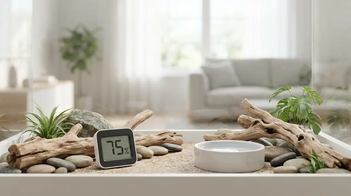 ヤドカリの適正湿度は70〜80%｜数値と危険ラインを確認