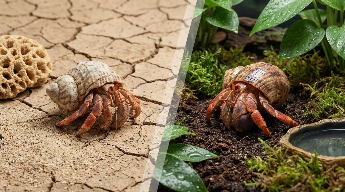 なぜヤドカリに湿度管理が必要なのか