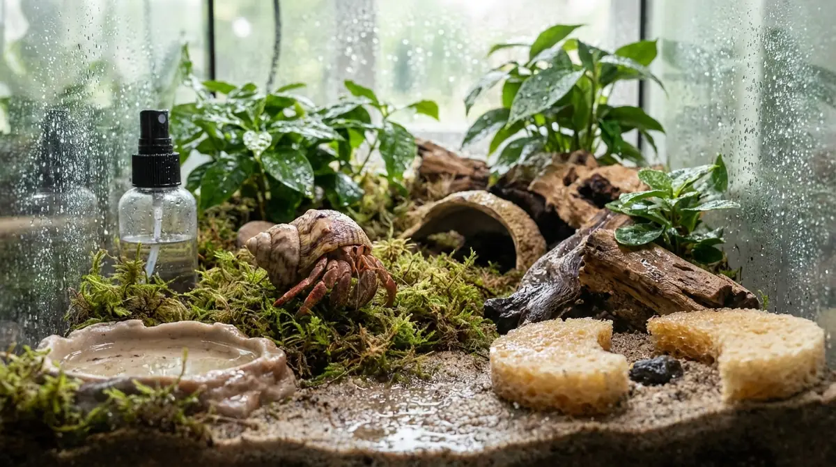 ヤドカリの湿度を上げる5つの方法