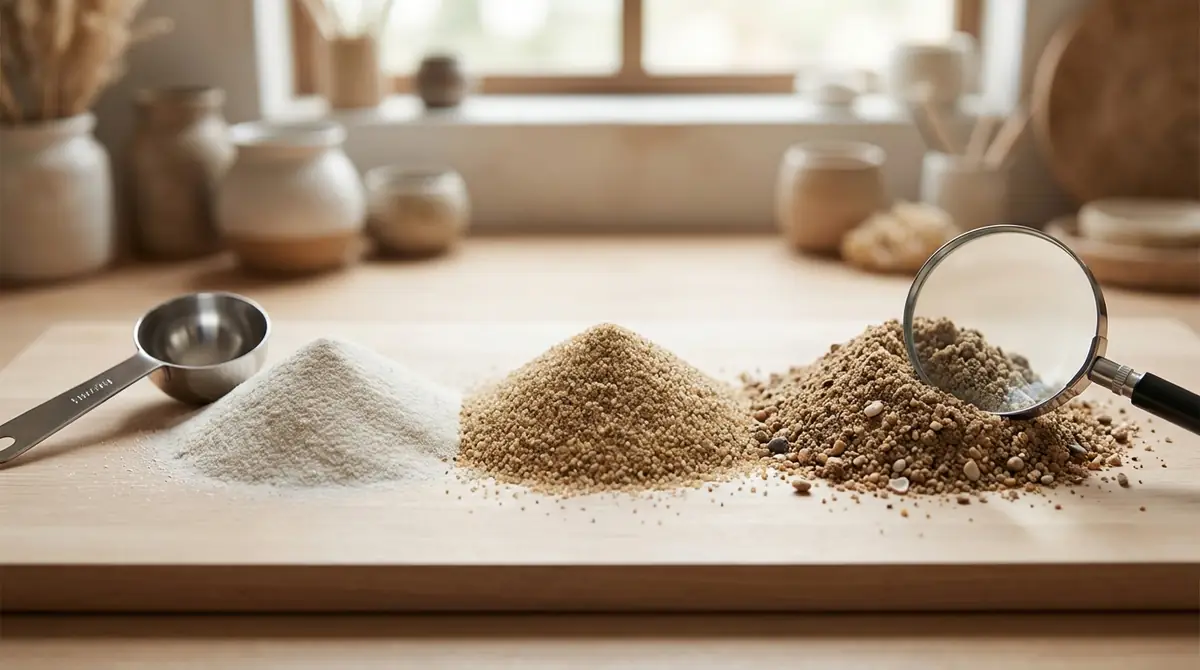 砂の粒サイズで何が変わる?細目・中目・粗目の選び方