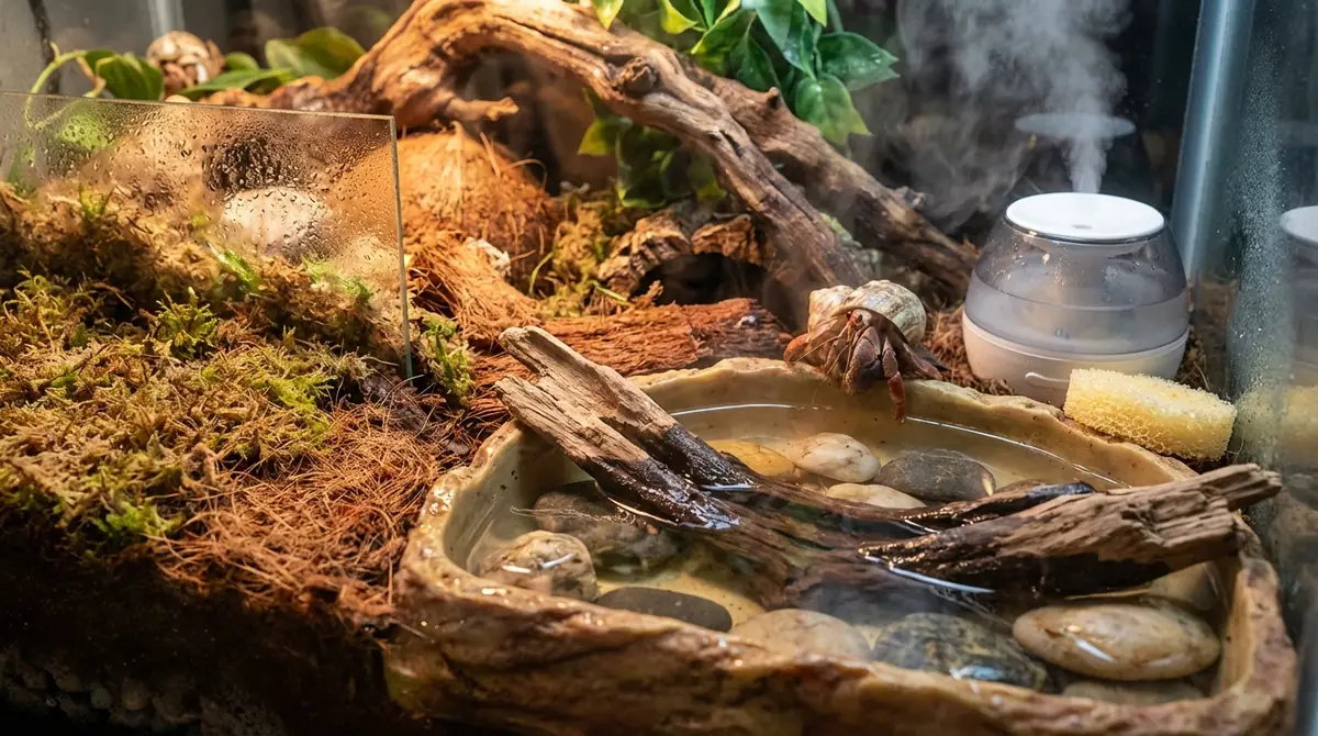 霧吹き以外でヤドカリの湿度を保つ方法3選