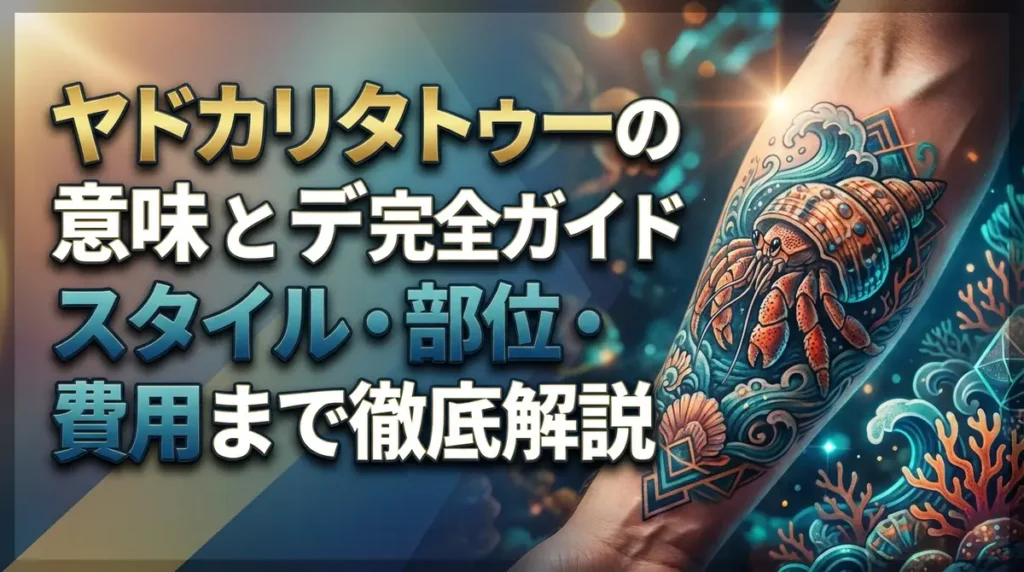 ヤドカリタトゥーの意味とデザイン完全ガイド｜スタイル・部位・費用まで徹底解説
