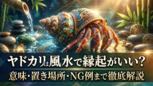 ヤドカリは風水で縁起がいい？意味・置き場所・NG例まで徹底解説