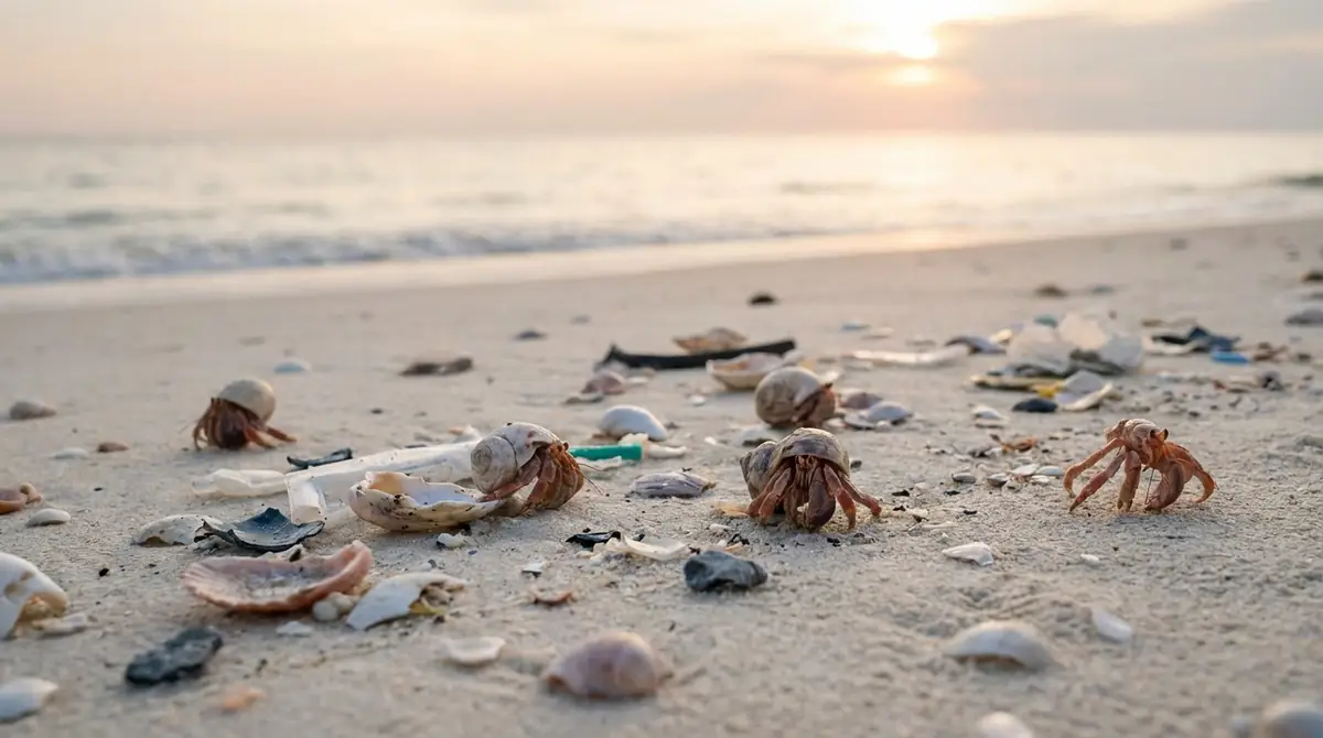 ヤドカリの貝殻不足問題｜原因と生存への影響
