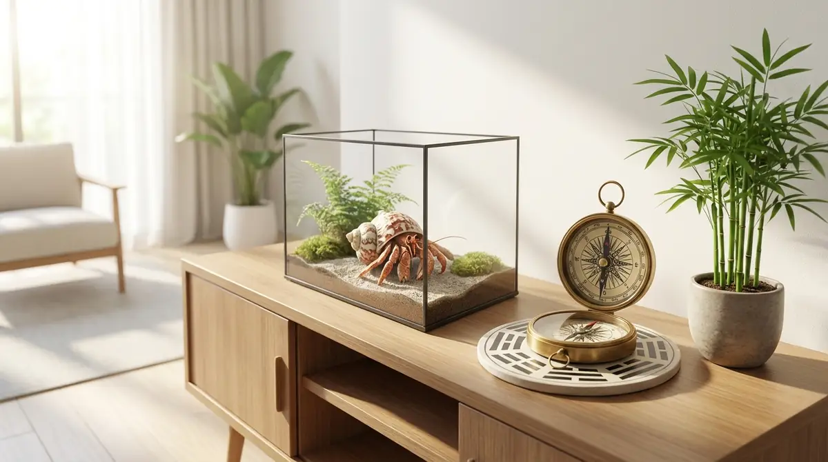 ヤドカリの風水効果を最大化する置き場所と方角