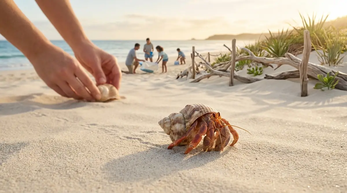 ヤドカリを守るために私たちにできる5つのこと