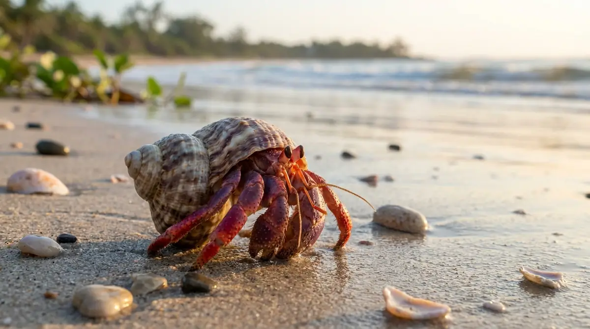 ヤドカリの基本生態｜貝殻を借りて暮らす甲殻類の特徴