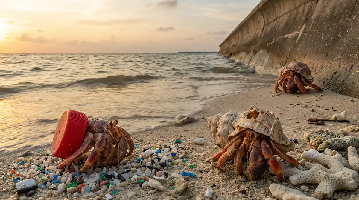 ヤドカリが直面している3つの深刻な危機