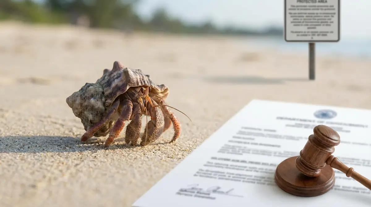 オカヤドカリは天然記念物｜採取・飼育の法的ルールを解説