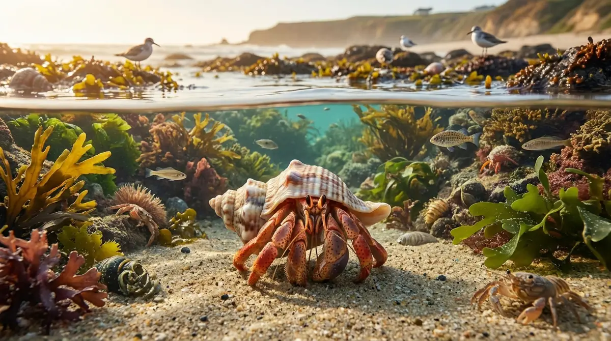 生態系におけるヤドカリの重要な役割
