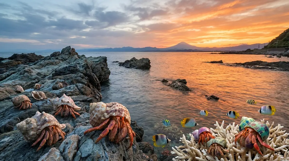 温暖化によるヤドカリの変化｜日本各地の最新事例