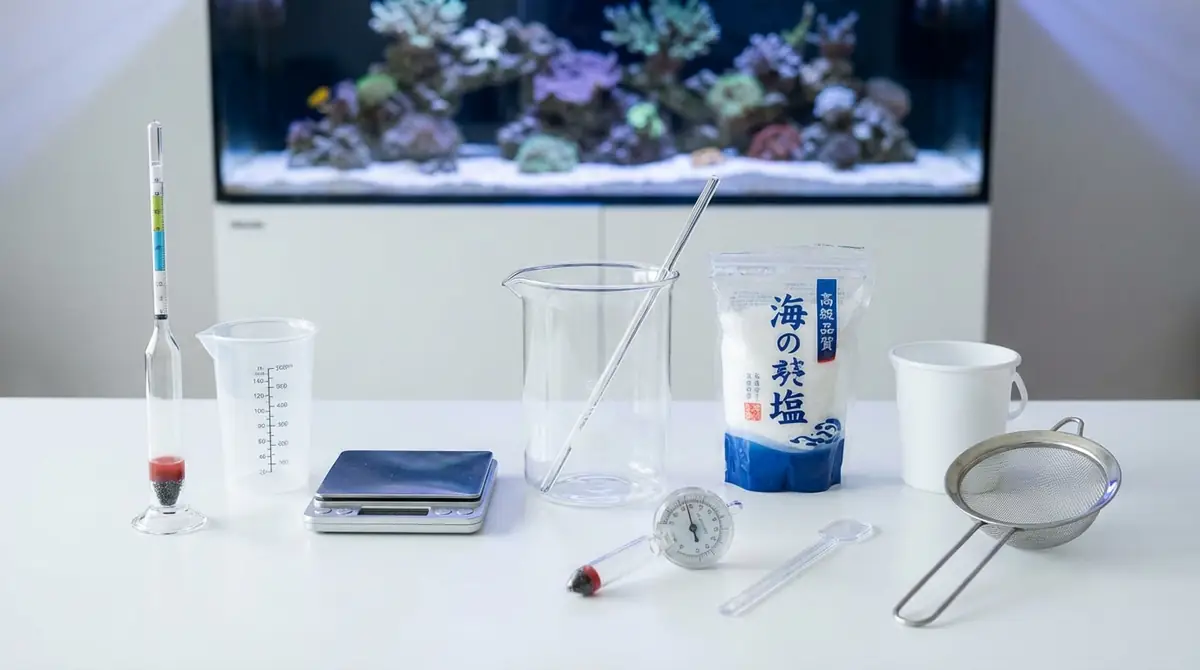 海水作りに必要な道具5点|100均で代用できるものは?