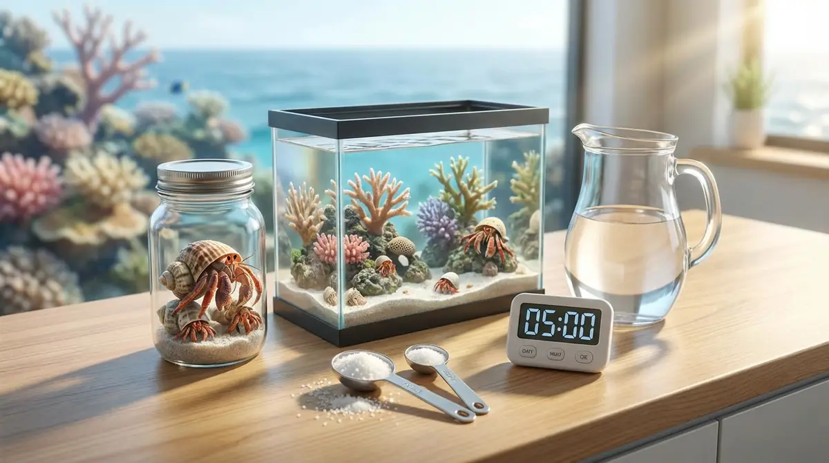 まとめ|ヤドカリ用海水作りは慣れれば5分で完了