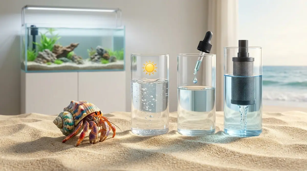 ヤドカリ用カルキ抜きの方法3選と手順